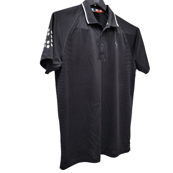 Puma Mens Embroidered Logo Polo Shirt Size Medium Excellent Condition Pre-owned - Picture 3 of 6